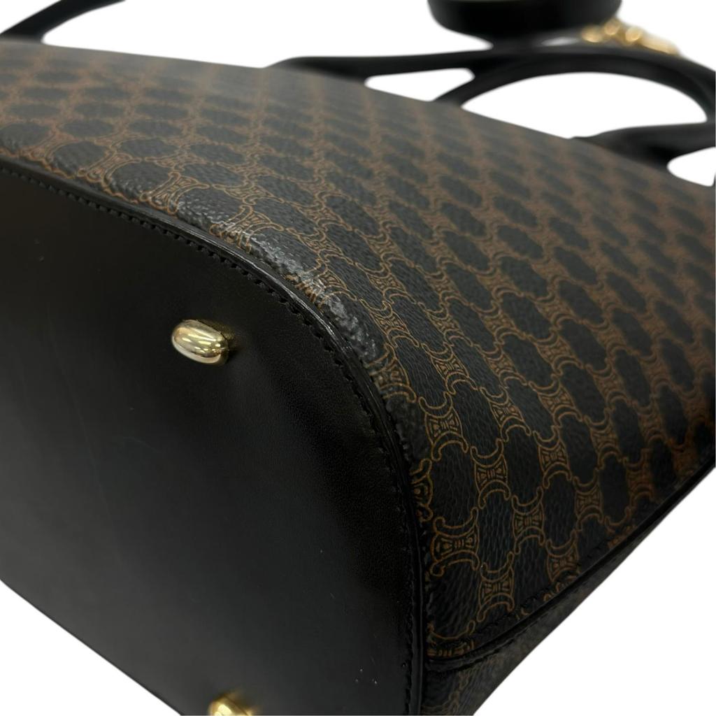 CELINE MC98-2 Handbag Brown Women 2-way Macadam used