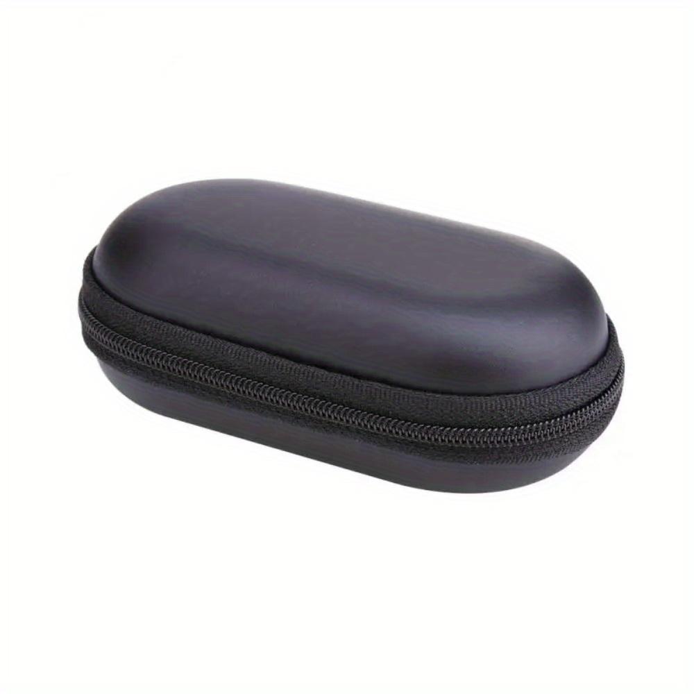 Earphone Storage Bag Oval Data Cable Zipper Pouch Multi-function Headphones Holder Case Headsets USB Line Accessories