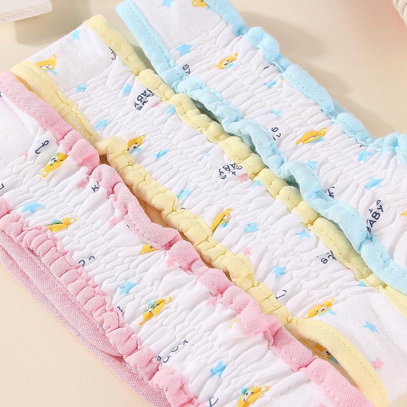 Newborn Cotton Diaper Belt Cartoon Diaper Buckle Diaper Fixing Belt Adjustable Strap