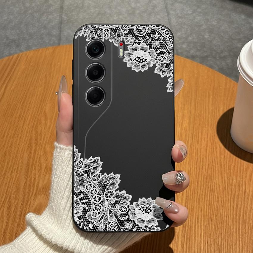 For Tecno Camon 40 20 19 17 16 15 Pro Premier 18P 16S 17T Phone Covers Matte Silicone Lovely Bow Lightweight Anti Drop Cases For Tecno Camon18i Bumper