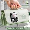 3-layer Stationery Bag Large Capacity Stationery Organizer Cute Pen Box  Gift