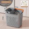Large Capacity Clothes Basket Household Laundry Basket Bedroom Bathroom Storage Basket.