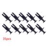 35Pcs Push-In Pare-Choc Support Clips Fixations Expansion Rivets