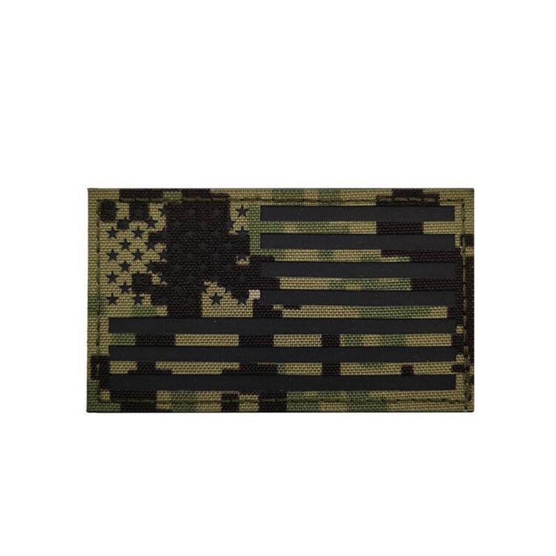 Cheap Army Green Seal Team Trident Cat Head Infrared Reflective IR Patch Tactical Military