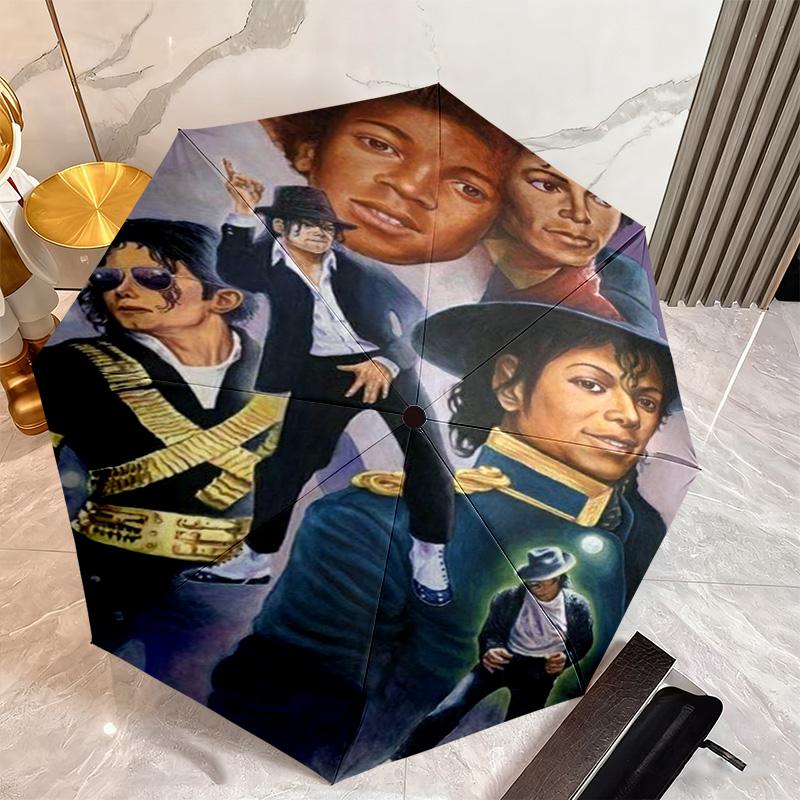 Der renommierte amerikanische Grammy-Gewinner Michael Jackson Regenschirm ist für alle Jahreszeiten geeignet, einschließlich Zuhause, Reisen und Outdoor-Aktivitäten Y5