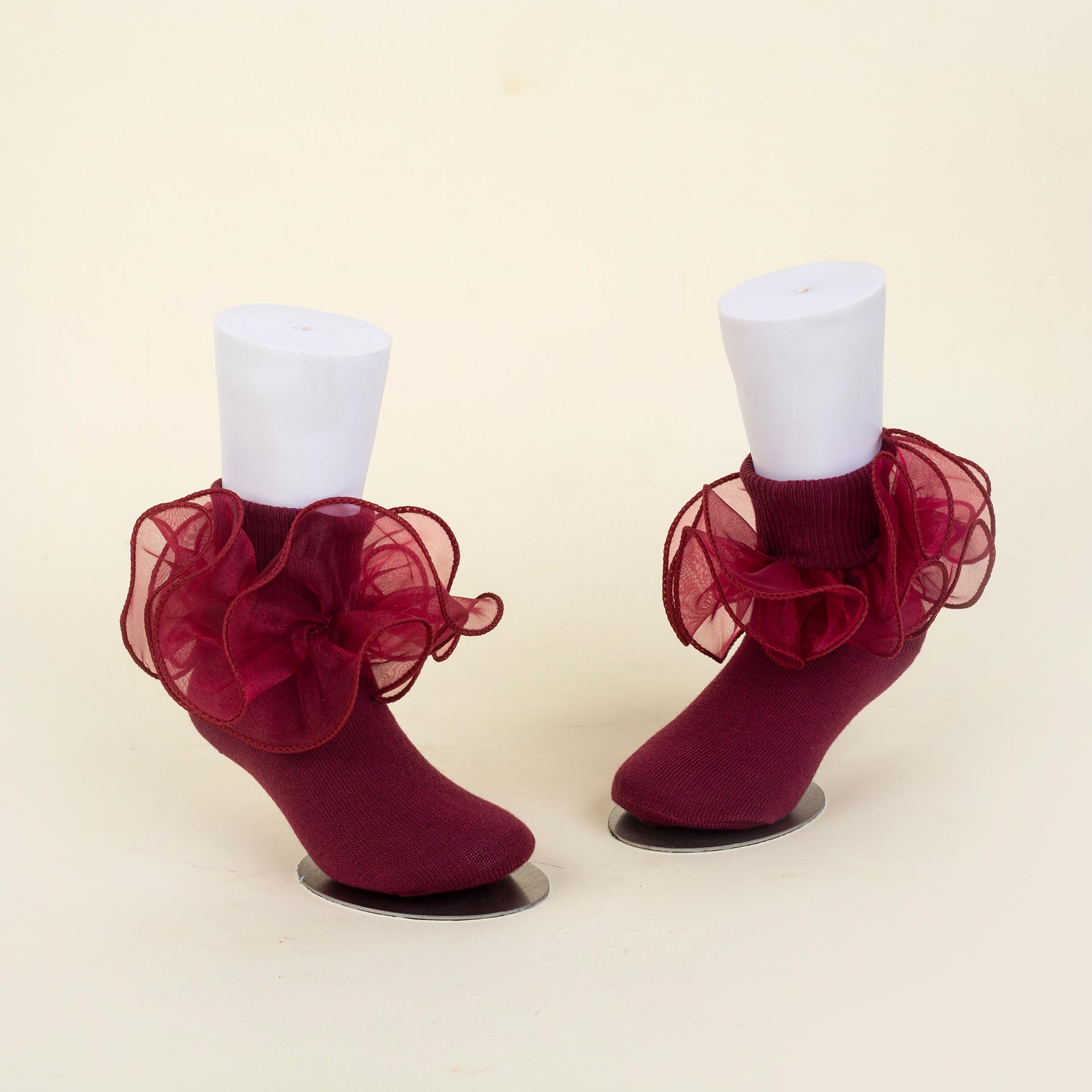 Girls Cotton Summer Princess Socks - Breathable & Lightweight for Matching Dresses