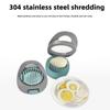 Stainless Steel Boiled Egg Slicer Aluminium Kitchen Gadget Creative Egg Separator  Egg Tools