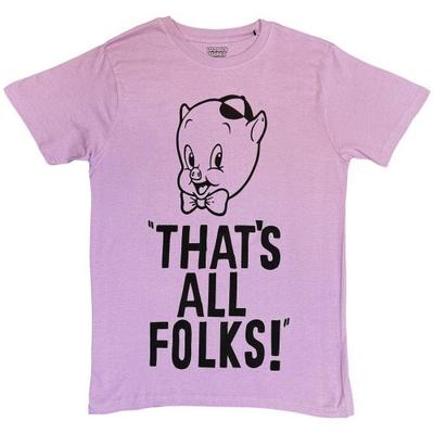 Looney Tunes Unisex Adult That's All Folks T-Shirt