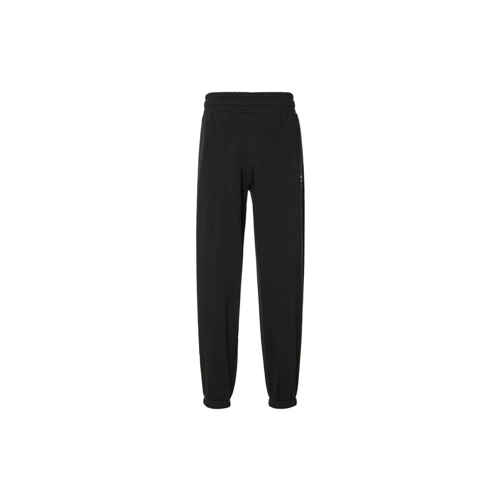 Puma Wellness Club Mid-Rise Drawstring Straight-Leg Cuffed Sweatpants Women Sweatpants Black 534399-01