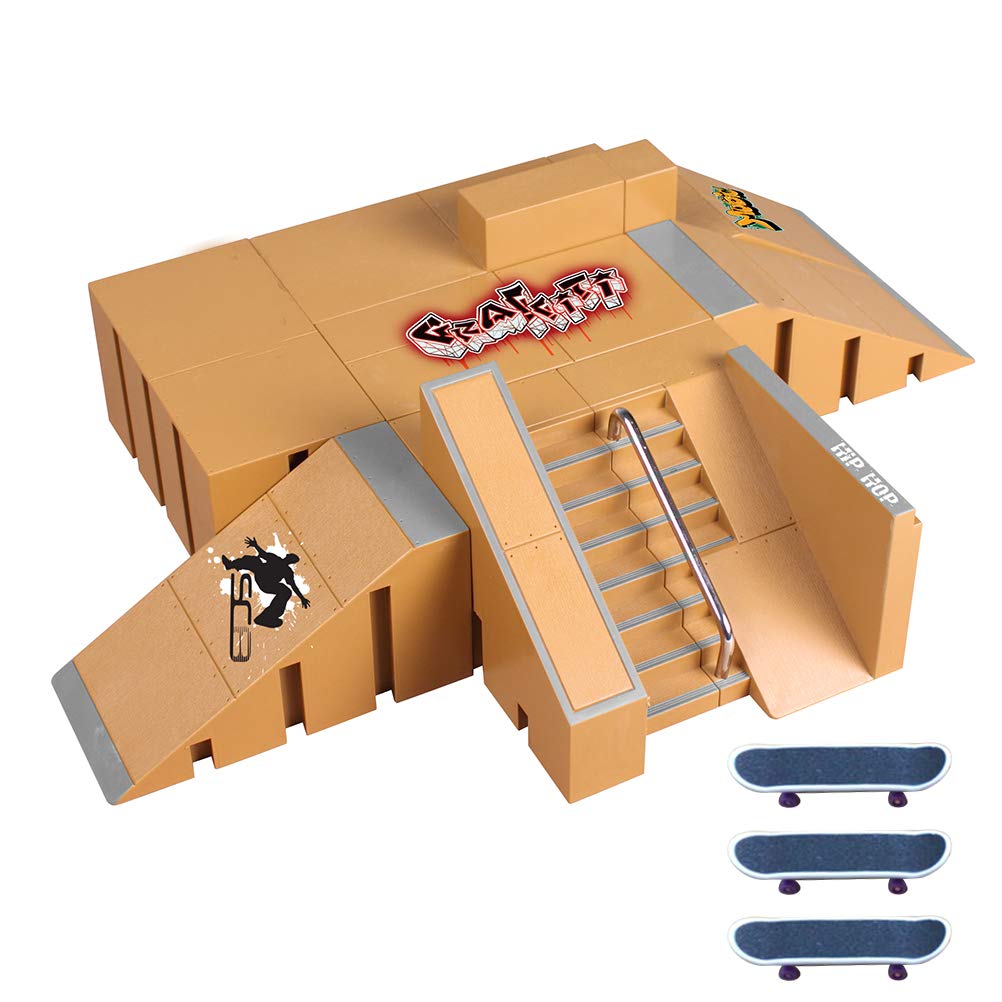 

Крэбитин Фингер Скейт Парк Мини Скейтборд Аксессуары Скейт Парк Игрушка Фингер Скейтборд Тренировка Пальцевый Спорт Подарок на День Рождения