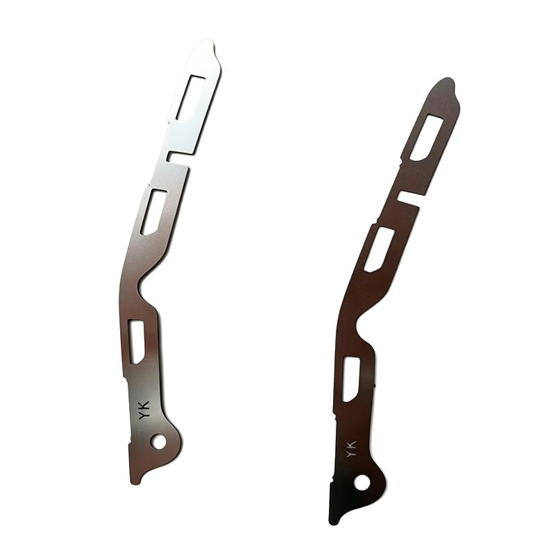 2 Stück Metallplatte für Stoßstangenreparatur, Schnalle gebrochen, Öffnung verrottet, Reparaturhalterung für Passform 3. Generation GK5 2014-2020