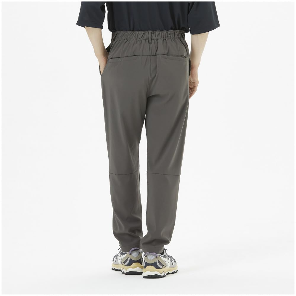 MIZUNO BUDDY Tech Shield Tapered Pants, Windproof and Stretch, Men's Ash Black, Size L