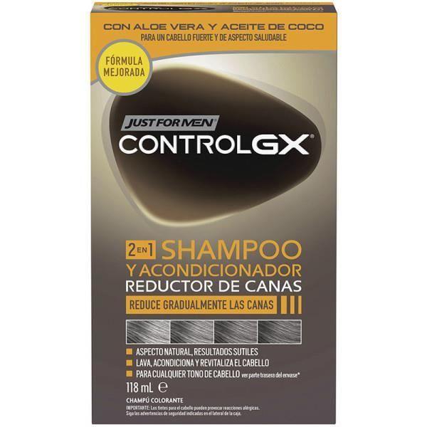 Just For Men Control Gx Champú Reductor De Canas Con Acondicionador 118 Ml Hombre