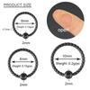 2Pcs Open style ear ring stainless steel piercing jewelry threaded clamp ball-shaped nose ring