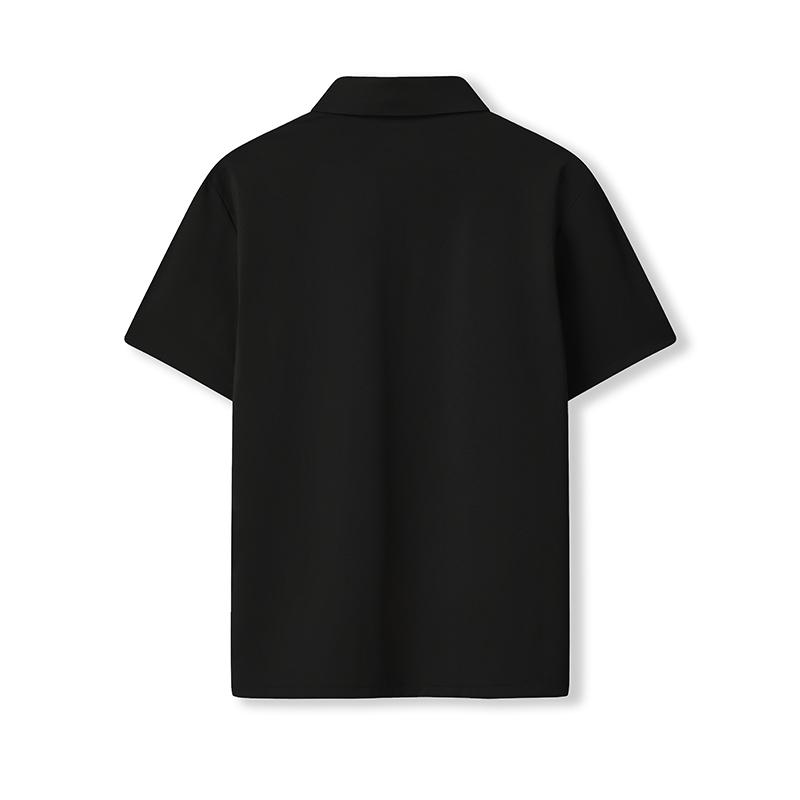 New FILA WHITE Polo Shirts Men's Jet Black F11M533114F-BK