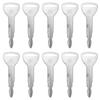 QWORK Ignition Keys, 10 Pack Forklift Key Heavy Equipment Ignition Keys 57591-23330-71 575912333071 A62597 Compatible With Toyota Forklift