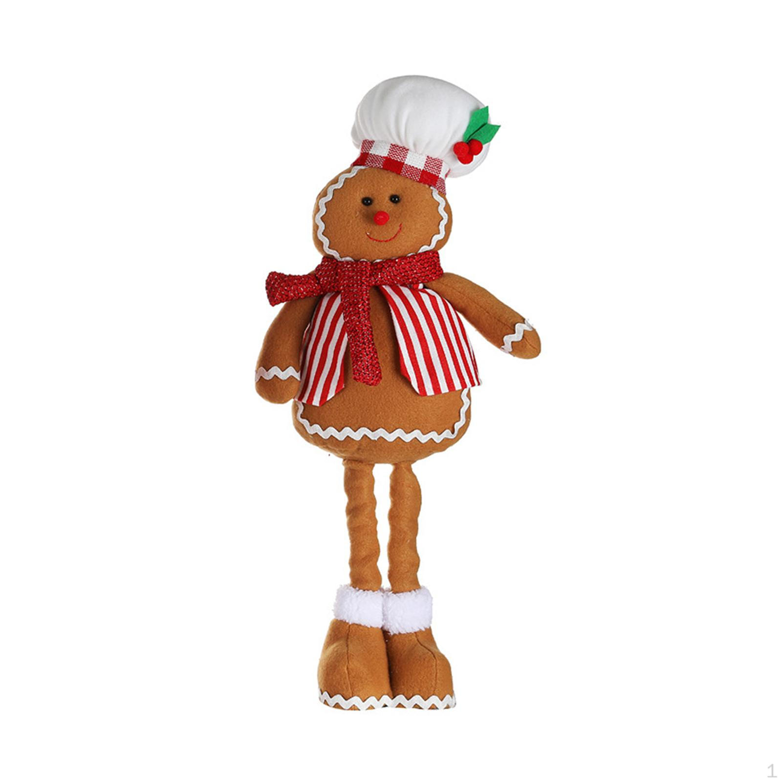 

Рождественское украшение кукла плюшевая кукла/мультяшный орнамент/рождественский декор для вечеринки дома кухня Gingerbread