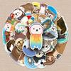 50 Cute Otter Stickers: Cartoon Animal Graffiti for DIY Skateboards, Phone Cases, and Luggage - Waterproof