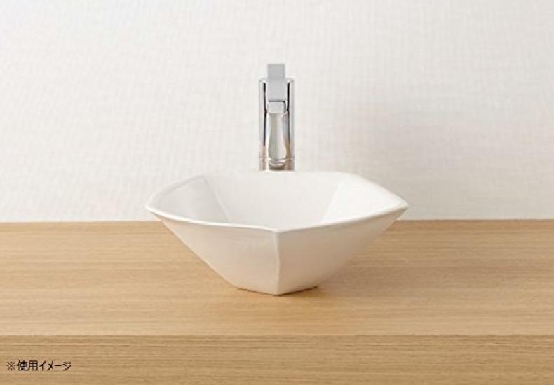 SANEI Shigaraki Ware Waschtisch Weiß HW10220-W