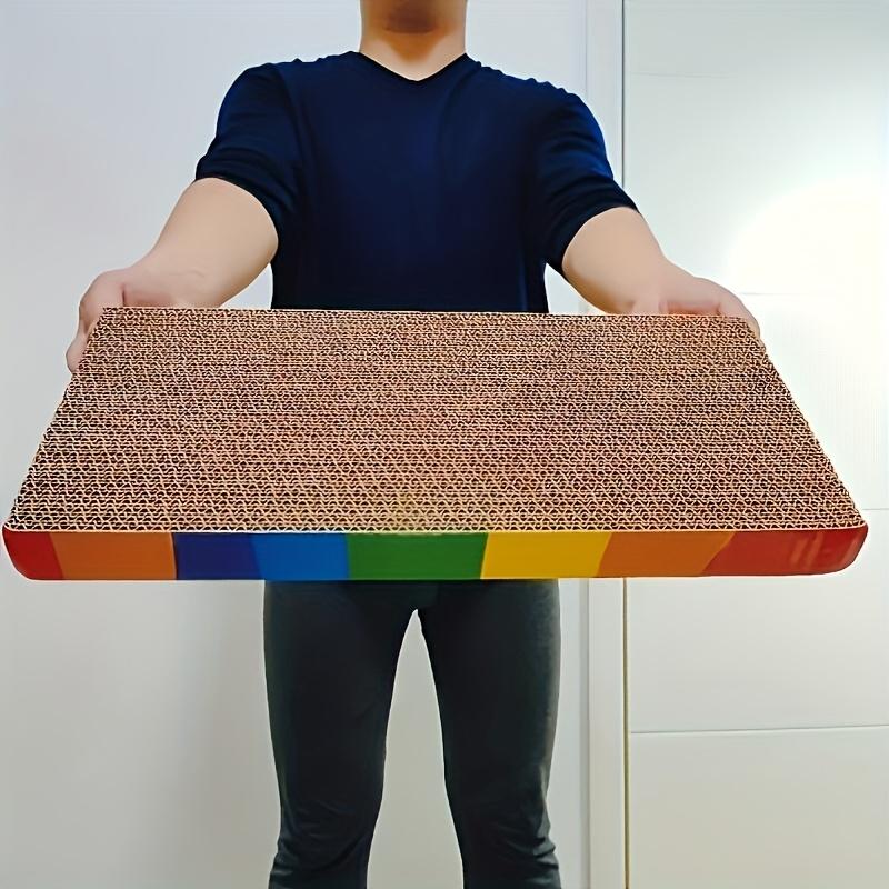 Wellpappe Katzenkratzbaum - Interaktives Katzenkratzpad, Spiel- und Ruhematte für Wohnungskatzen, Komfortables Haustierzubehör