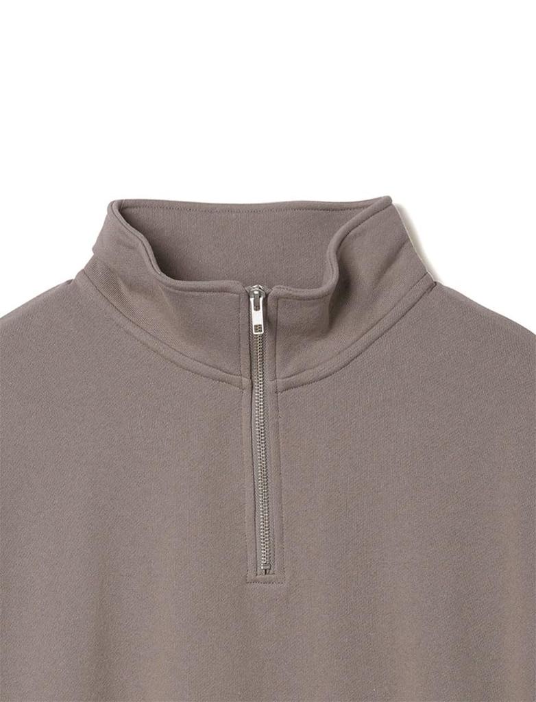 Big Half USA and [Good Wear] Sweatshirt, Zip, Cotton, Men's Women's (M, Greige)