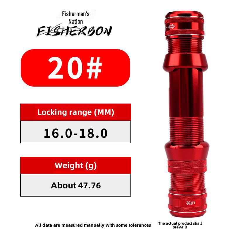 Retractable All-Metal Fishing Rod Seat with Self-Locking Mechanism