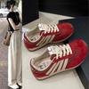 Women's Autumn New Great-looking Leather Platform Versatile Casual Sports Shoes