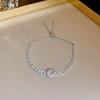 High-End Geometric Crystal Adjustable Bracelet with Luxury Drawstring Design - New Influencer Jewelry