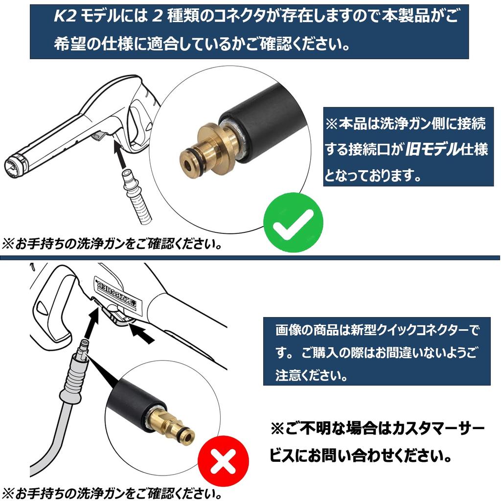 DERASL High Pressure Washer Hose (6 M) for Karcher Old Model M22 (14 Mm) - Accessory for Karcher K2