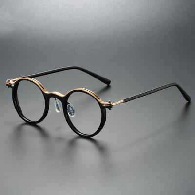 Neue Marke Retro Runde Lesebrille Anti Blaulicht Altersichtbrille Dioptrien +100 bis +400