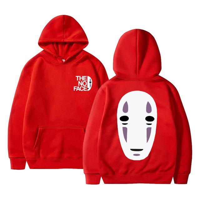 Anime Spirited Away No Face Man Grafická Mikina Unisex 90. léta Manga Harajuku Mikina Unisex Dámská Móda Ležérní Nadměrná mikina