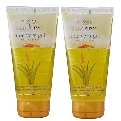 Saundarya Gel de Aloe Vera Kesar Chandan - 150 ml (Pacote de 2)