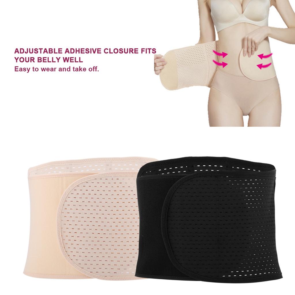 Women Belly Belt Elastic Waist Support Band Adjustable Waist Wrap Girdle