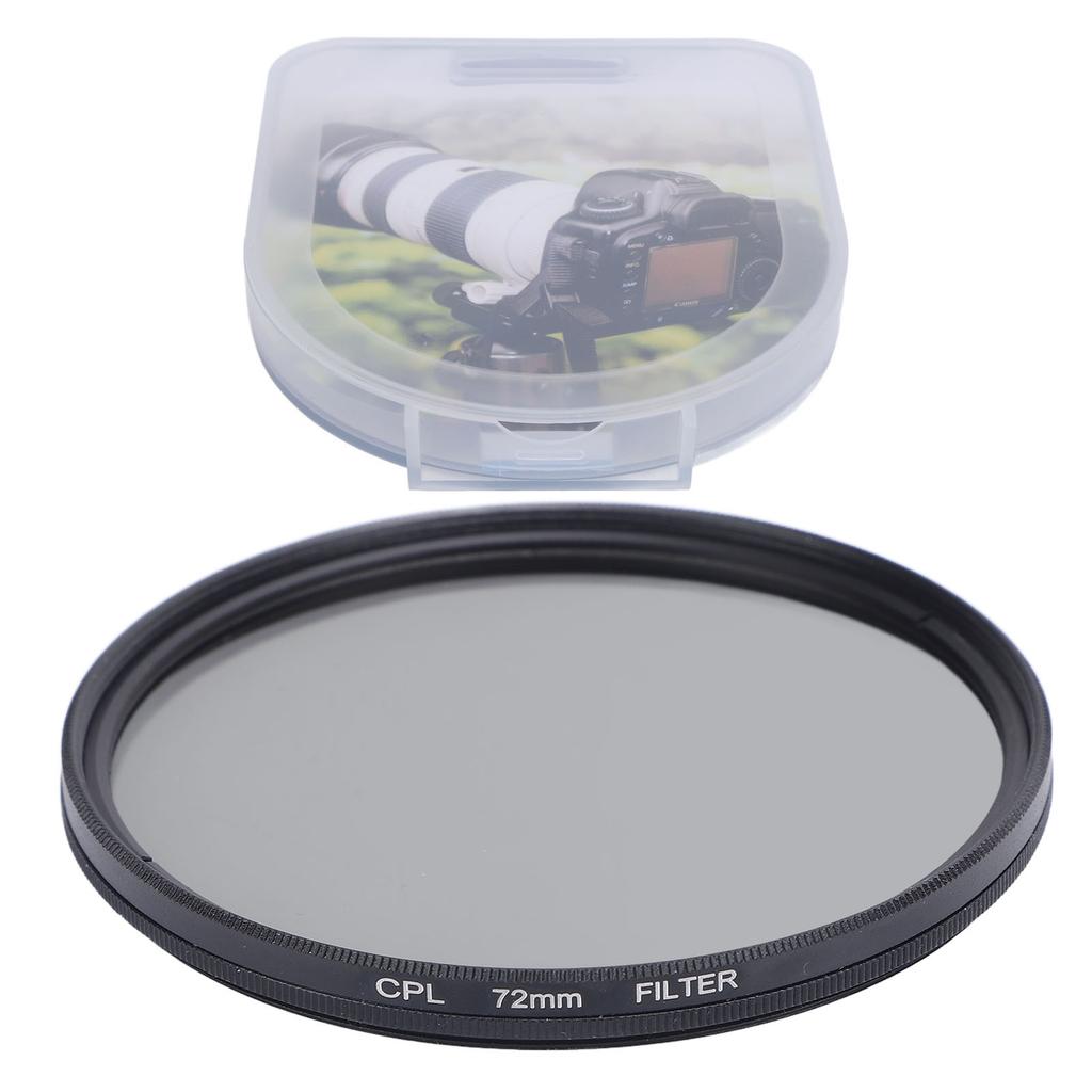 CPL Circular Polarizer Multi Layer Coating Optical Glass Neutral Density Camera Lens Filter 72mm