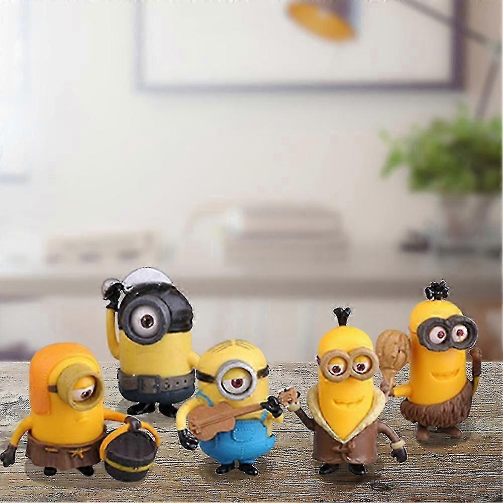10pcs PVC Mini Figure Toys Set, Minions Models, Action Figures Collectibles, Birthday Gift for Kids