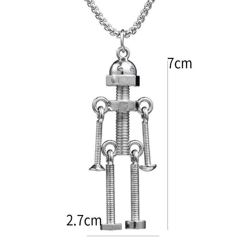 

Ожерелье с крестом Иисуса, подвеска в виде робота-динозавра, модное очарование, винт с китом, мужской мотоцикл, свитер с медведем, цепочка, ювелирные изделия для мужчин, подарки 60cm