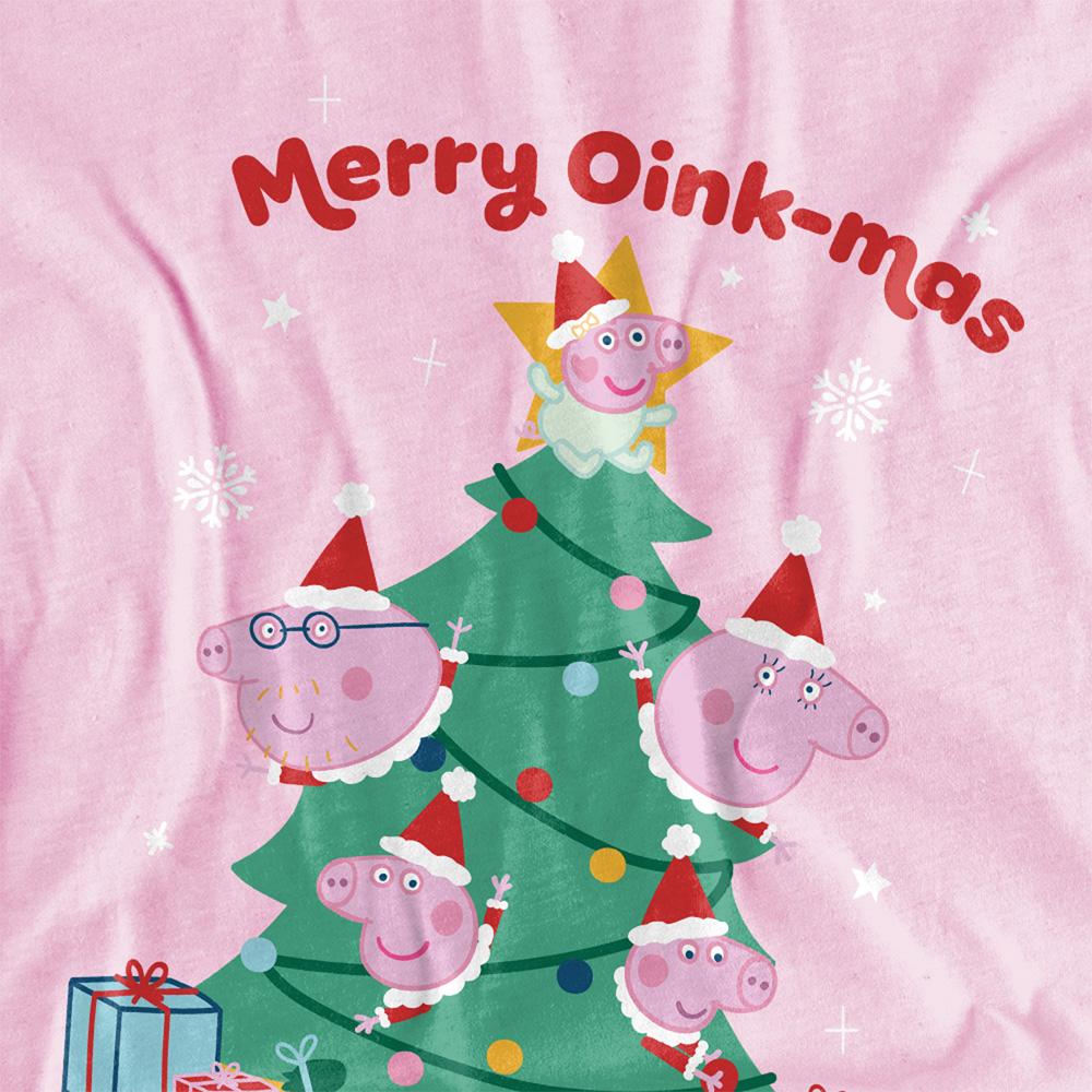 Peppa Pig Childrens/Kids Merry Oinkmas T-Shirt