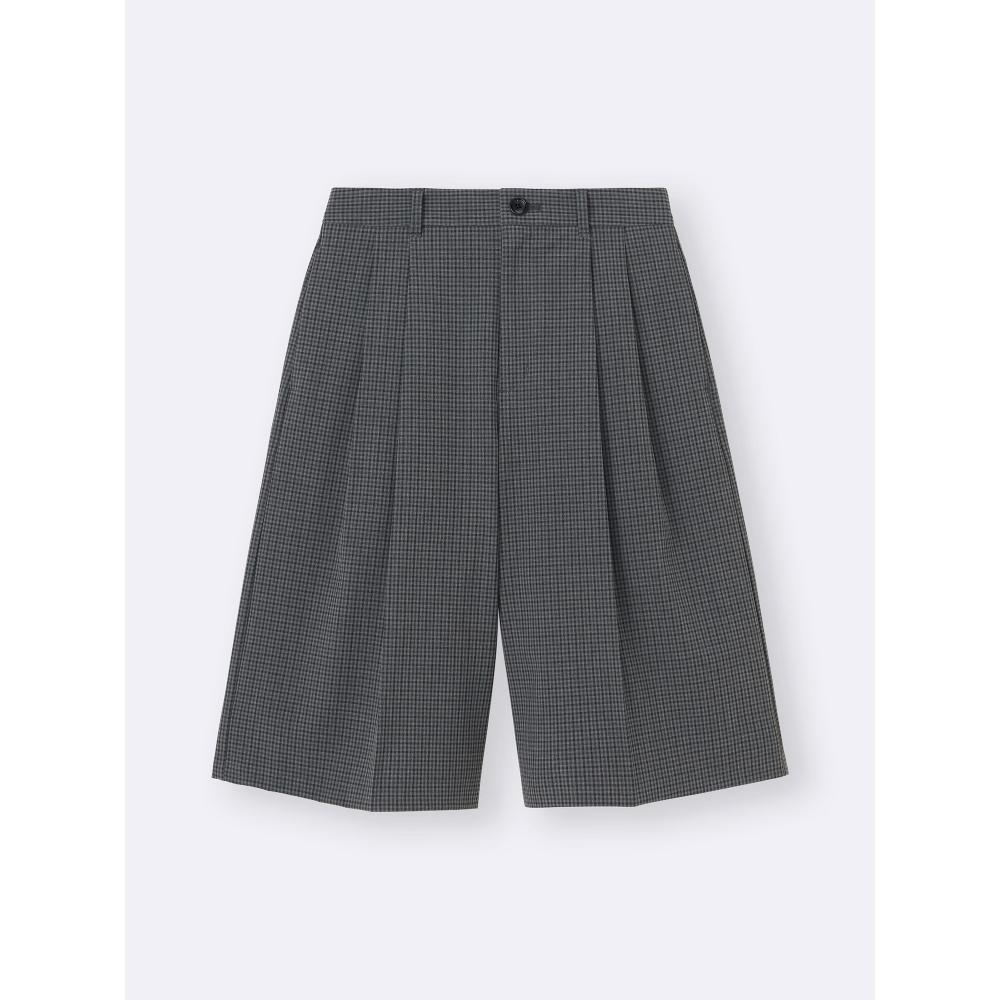 Gu Bermudové šortky s kostkovaným vzorem