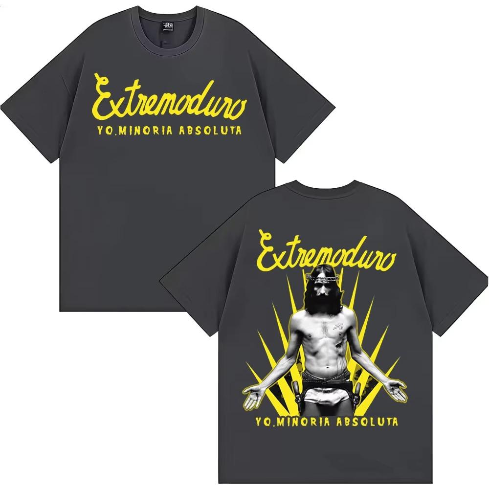 Rock Band Extremoduro Yo Minoria Absolvta T Shirts Men Women Harajuku 90s Vintage Hip Hop T-shirt Summer Tops Loose Cozy T Shirt