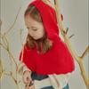 Winter 2023 Cute Cartoon Sweater Hat for Girls - Versatile, Fashionable Christmas Holiday Red Hat