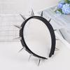 Gothic Punk Goth Headwear Women Headband Girls Rivets Headwear Cosplay Headdress Lace Hair Accessories
