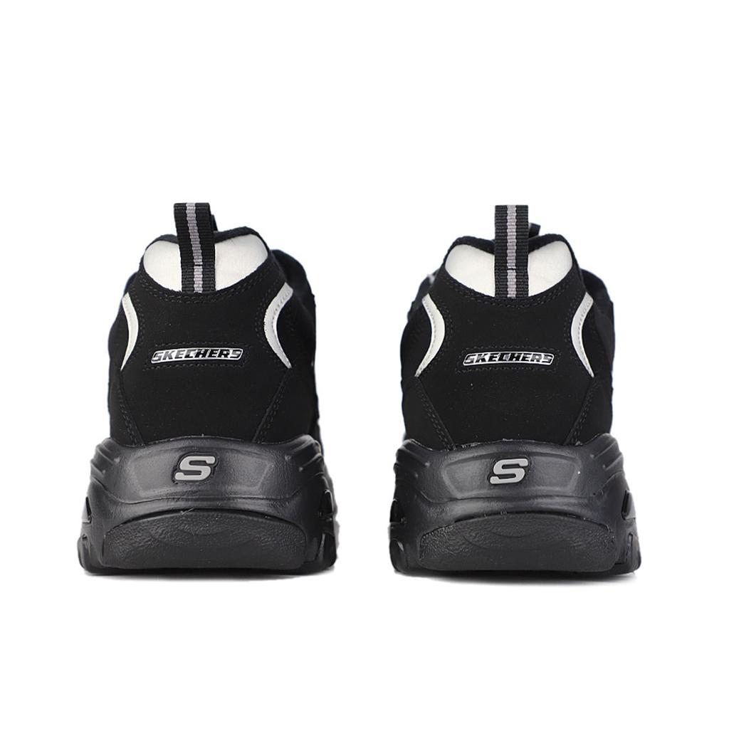 Skechers D'Lites Low Top Running Shoes Black 666063-BBK