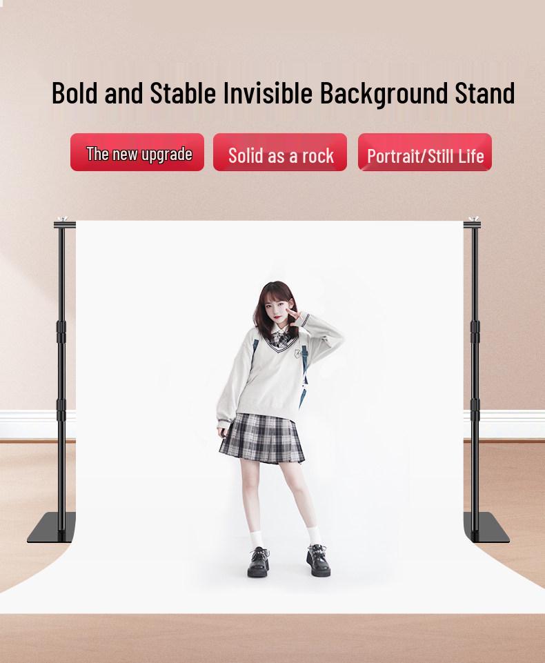 Rui Fu Tu 2x2m Telescopic Photography Background Stand Frame