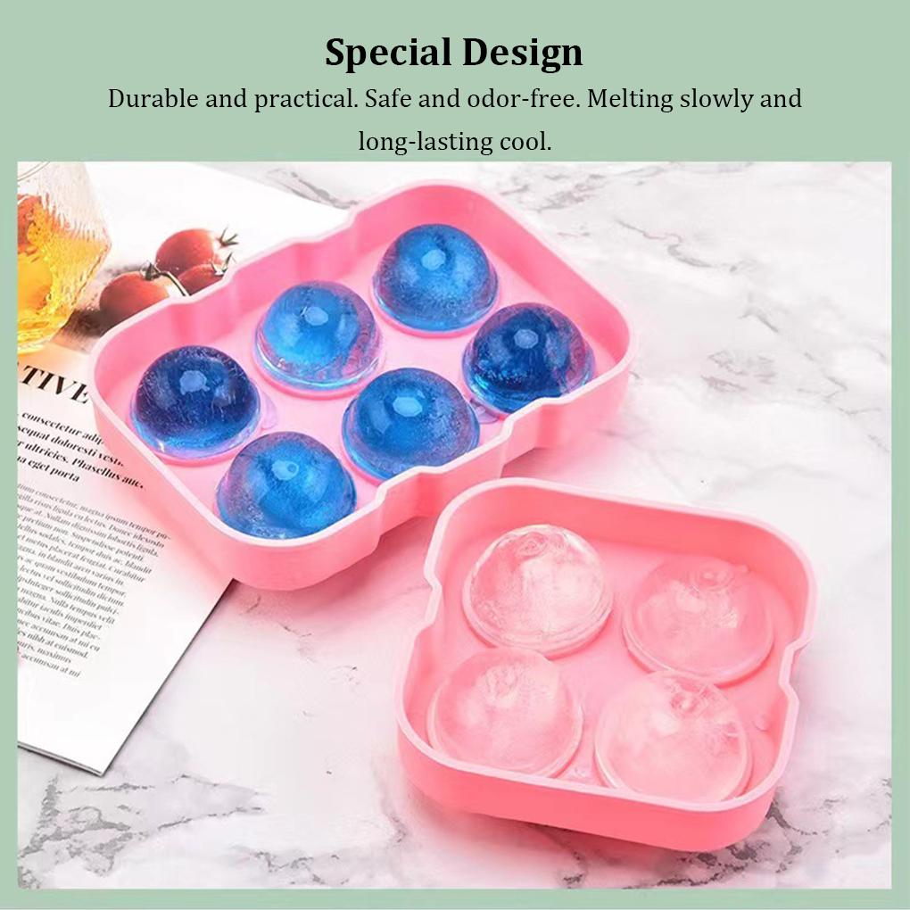 Ice Ball Mold Cocktail Spill-proof Ice-cube Tray Indoor Home Bar Restaurant Chocolate Mould Festival Night Party