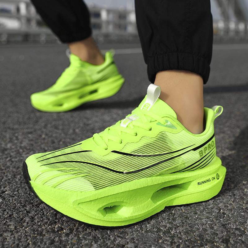 Men Ultra Light Breathable Running Shoes Shock Absorbing Athletic Sneakers, Stylish Road Running Shoes,All Seasons