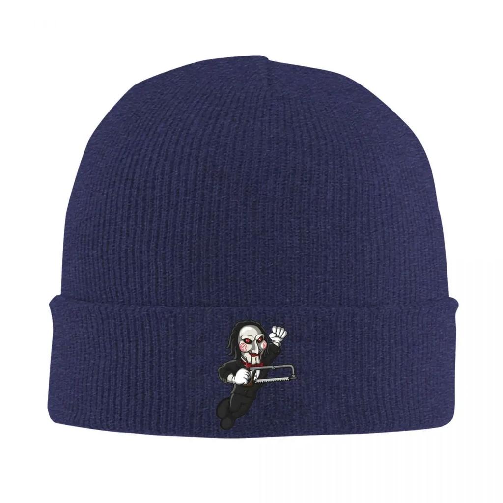 New Horror Saw Knit Hat Beanies Winter Hat Warm Casual Movie Billy Mask Caps For Unisex Women