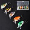5pcs Mini Crankbait Fishing Lure 30mm 2g Artificial Hard Bait Swimbait Fishing Bait for Freshwater & Saltwater Angling