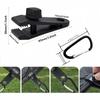 8Pcs Heavy Duty Adjustable Tent Clips Crocodile Tooth Windproof ABS Buckle for Canopy Awning Courtyard Sail Camping Hiking Gear