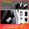 2025 Hot 4Pcs Car Wheel Tire Valve Caps Tyre Stem Covers Airdust Waterproof For Mazda 3 Bk 6 Gh CX-5 CX30 MX-5 5 CX-3 GJ GL CX-8