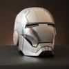 New Iron Man Helmet Black Gold Black Silver Electric Helmet Voice Controlled Voice Machine Helmet Movable Mask Trendy Collection